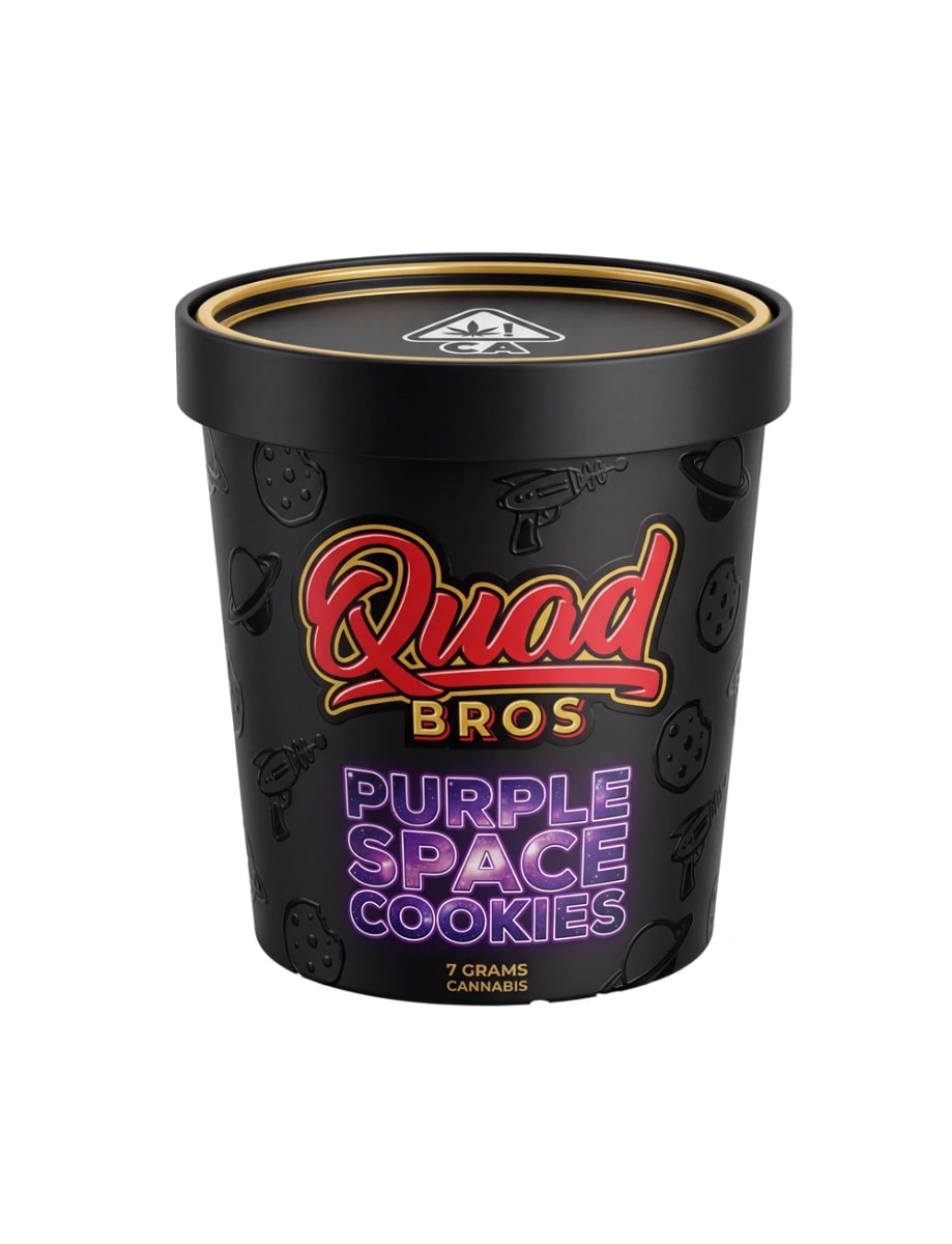 purple space cookies